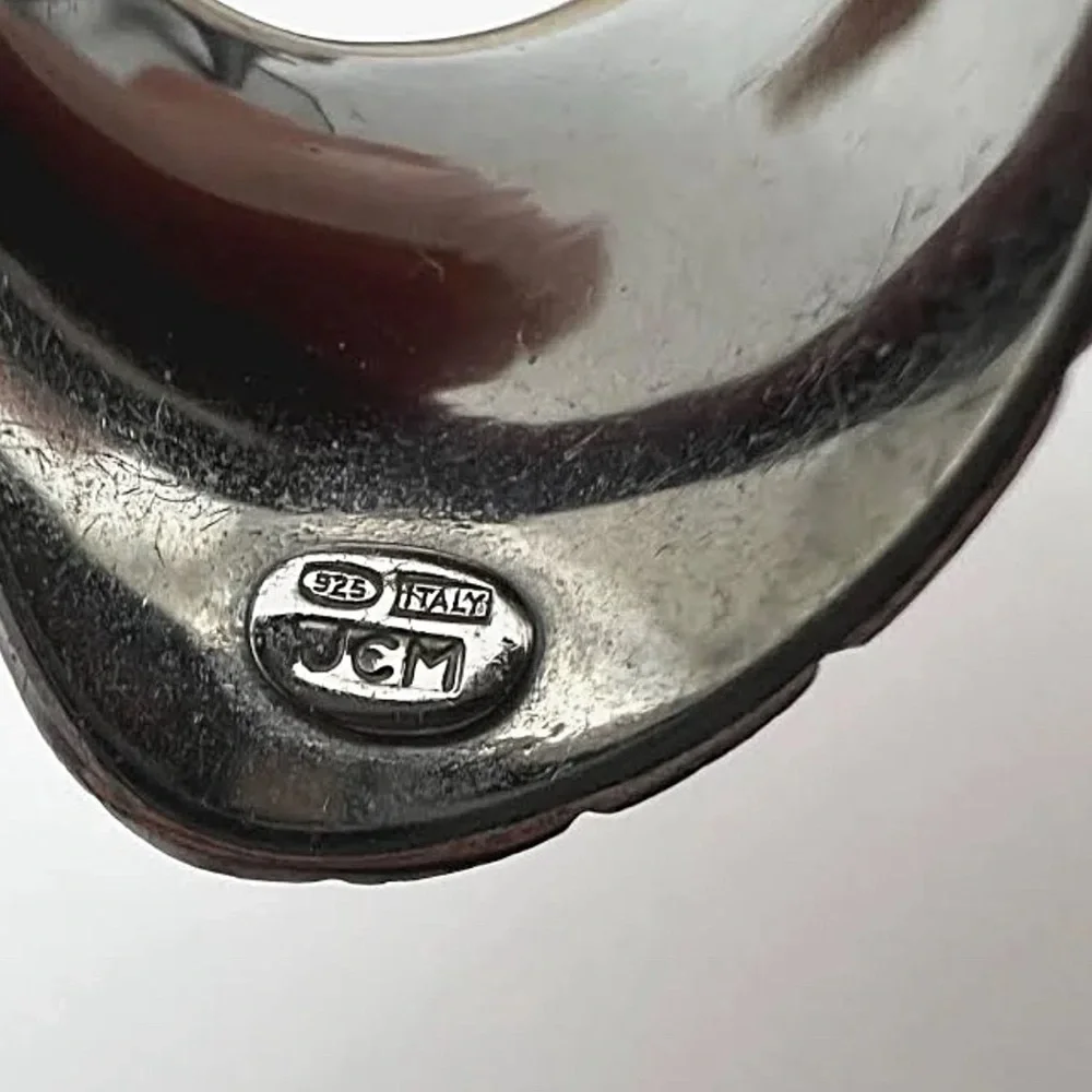 Italian Silver Statement Ring